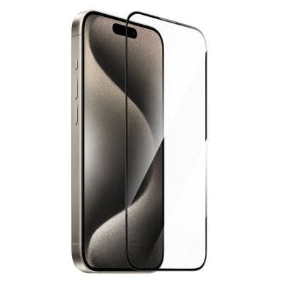 Apple iPhone 15 Pro Max Wiwu GT-010 Anti-Reflective Polimer Oleofobik Kaplama Ultra İnce Temperli Cam Ekran Koruyucu - 1