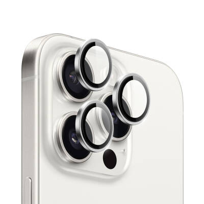 Apple iPhone 15 Pro Max Wiwu LG-004 PVD Lens Guard Metal Kamera Lens Koruyucu - 8
