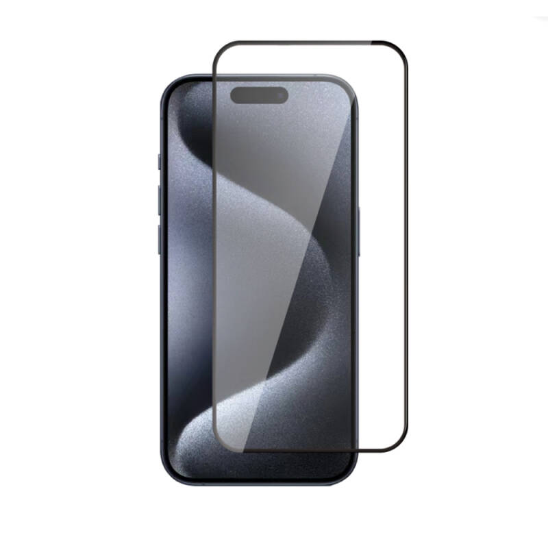 Apple iPhone 15 Pro Max Zore 3D Rika Temperli Cam Ekran Koruyucu - 1