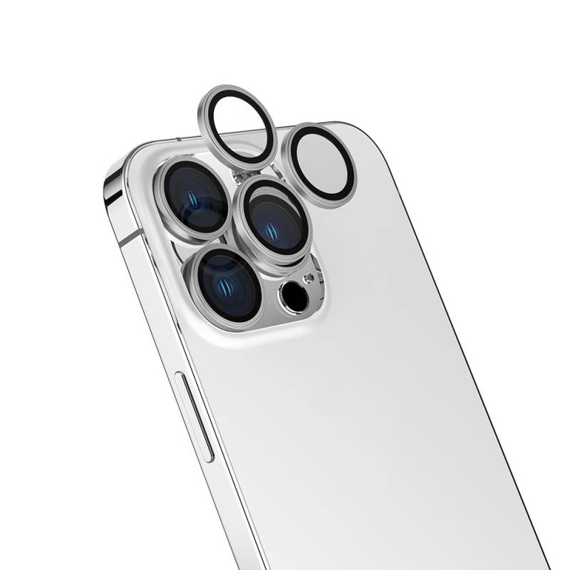 Apple iPhone 15 Pro Max Zore CL-13 Kamera Lens Koruyucu - 6