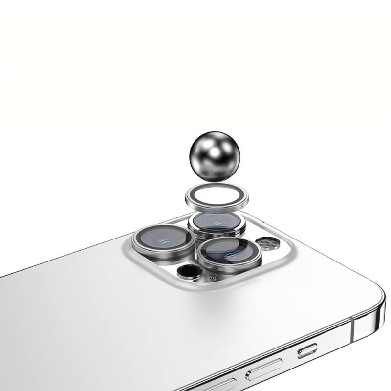 Apple iPhone 15 Pro Max Zore Mikro Kamera Lens Koruyucu - 13