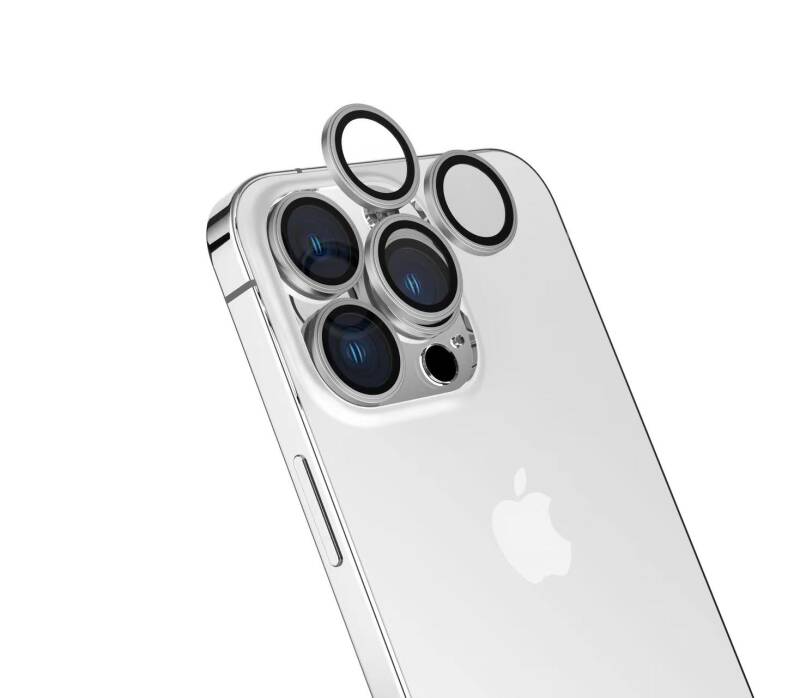 Apple iPhone 15 Pro Max Zore Safir CL-15 Anti-Fingerprint and Anti-Reflective Camera Lens Protector - 4