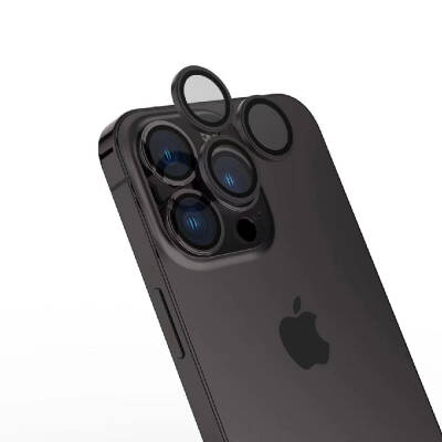 Apple iPhone 15 Pro Max Zore Safir CL-15 Parmak İzi Bırakmayan Anti-Reflective Kamera Lens Koruyucu - 2