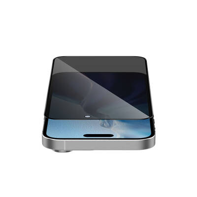 Apple iPhone 15 Pro Recci RSP-A06SP 3D Privacy Shield Temperli Cam Ekran Koruyucu - 4