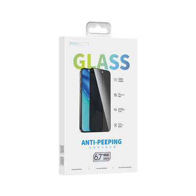 Apple iPhone 15 Pro Recci RSP-A17AP Privacy Tempered Glass Screen Protector - 7