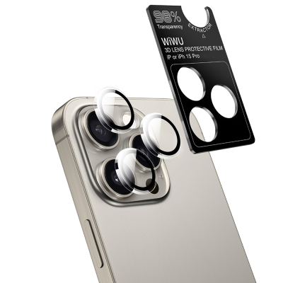 Apple iPhone 15 Pro Wiwu Wi-IP001 Kılıf Ekran Koruyucu Kamera Lensi 3in1 Koruma Seti - 2