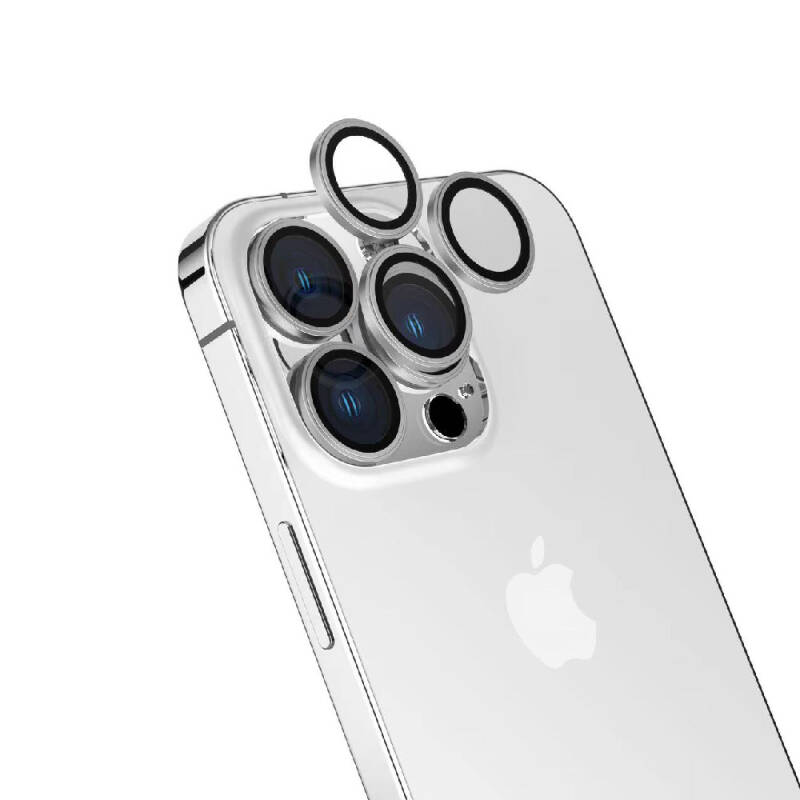 Apple iPhone 15 Pro Zore Safir CL-15 Anti-Fingerprint and Anti-Reflective Camera Lens Protector - 3