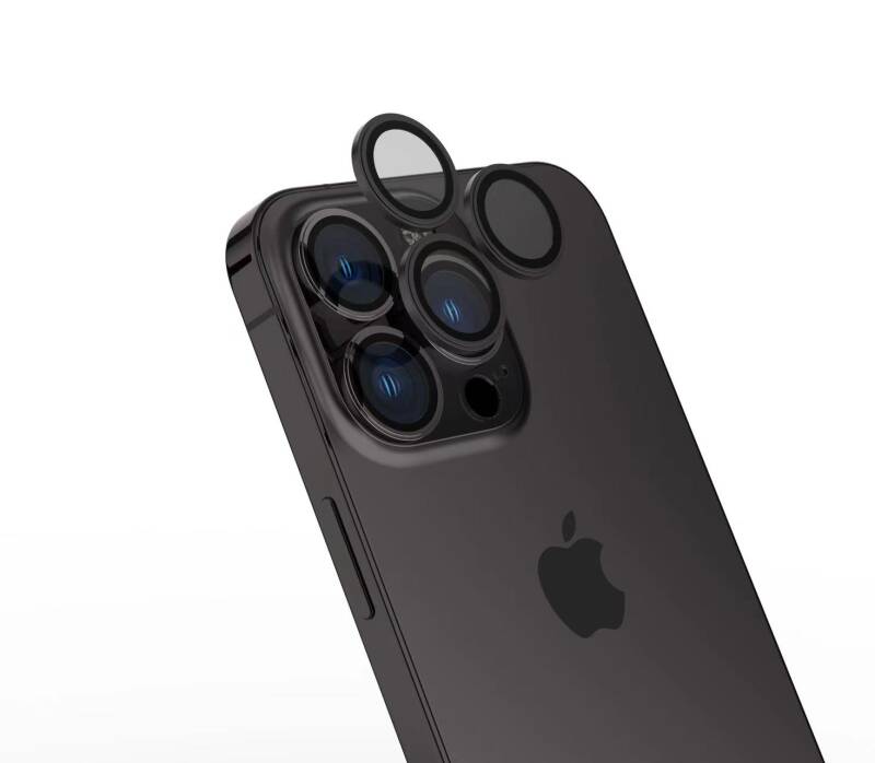 Apple iPhone 15 Pro Zore Safir CL-15 Parmak İzi Bırakmayan Anti-Reflective Kamera Lens Koruyucu - 2