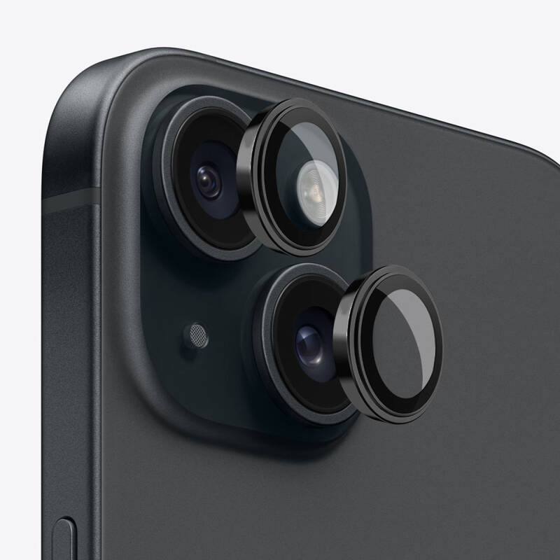 Apple iPhone 15 Wiwu Lens Guard Metal Camera Lens Protector - 5