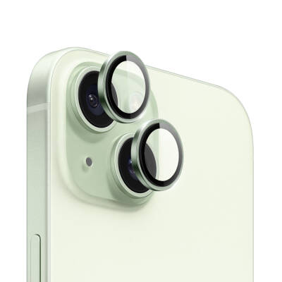 Apple iPhone 15 Wiwu LG-004 PVD Lens Guard Metal Kamera Lens Koruyucu - 7