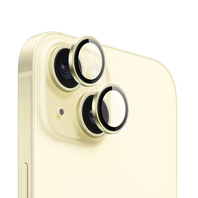 Apple iPhone 15 Wiwu LG-004 PVD Lens Guard Metal Kamera Lens Koruyucu - 9