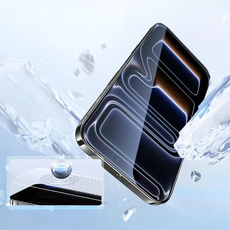 Apple iPhone 15 Zore 2.5D Oliv HD Temperli Cam Ekran Koruyucu + Kolay Uygulama Aparatı - 8