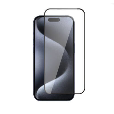 Apple iPhone 15 Zore 3D Rika Temperli Cam Ekran Koruyucu - 3