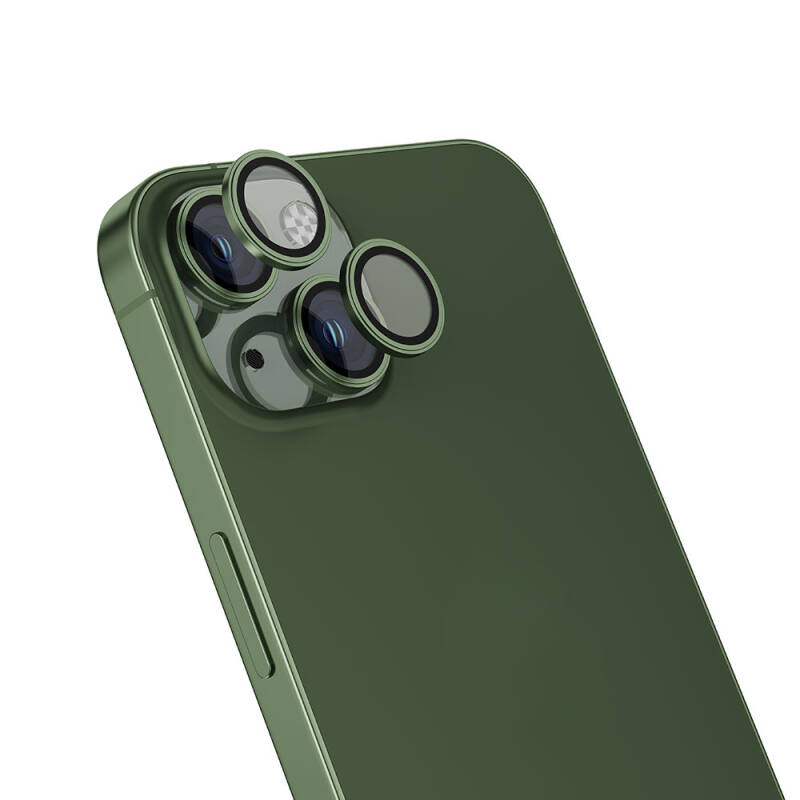 Apple iPhone 15 Zore Safir CL-15 Parmak İzi Bırakmayan Anti-Reflective Kamera Lens Koruyucu - 5