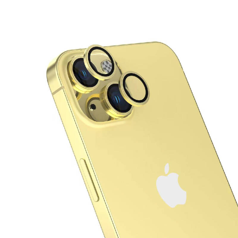 Apple iPhone 15 Zore Safir CL-15 Parmak İzi Bırakmayan Anti-Reflective Kamera Lens Koruyucu - 2