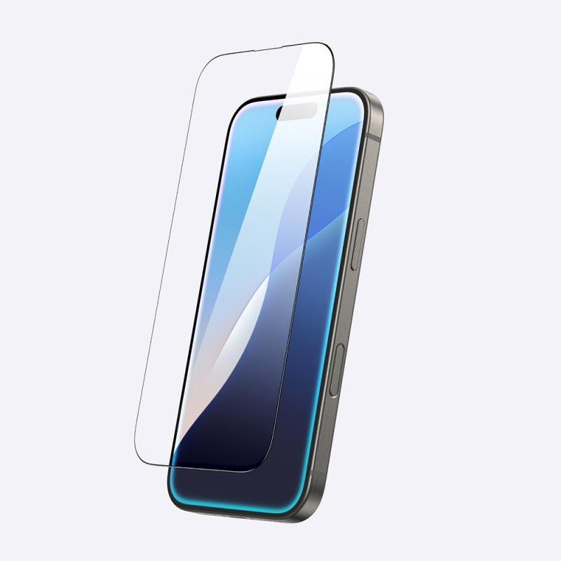 Apple iPhone 16 Amazingthing Radix Parmak İzi Bırakmayan Temperli Cam Ekran Koruyucu - 8