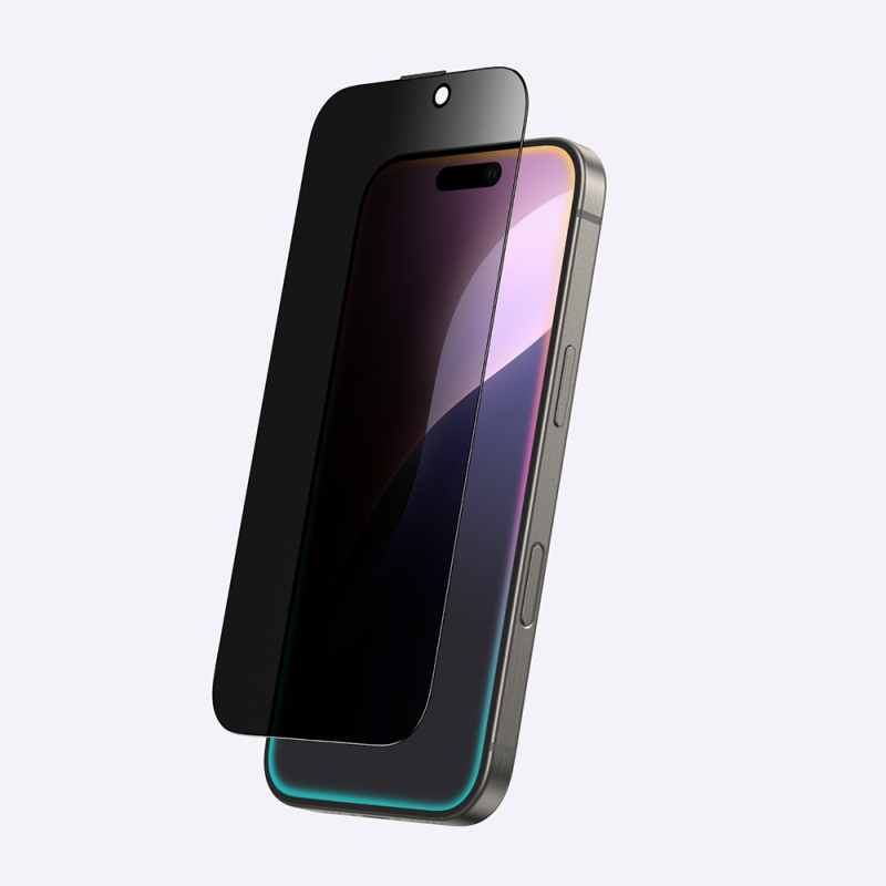 Apple iPhone 16 Amazingthing Radix Privacy Parmak İzi Bırakmayan Temperli Cam Ekran Koruyucu - 5