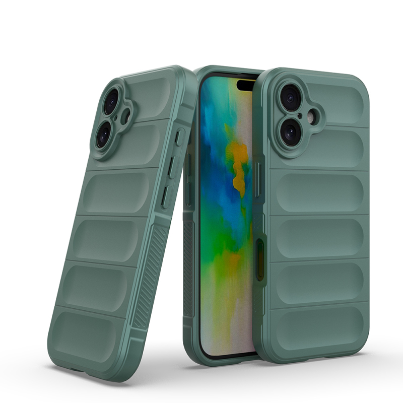 Apple iPhone 16 Case Flexible TPU Hollow Back Surface Design Zore Etnik Silicone Cover - 9