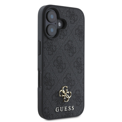 Apple iPhone 16 Case Guess Original Licensed Magsafe Charging Featured Small 4G Classic Cover - 17