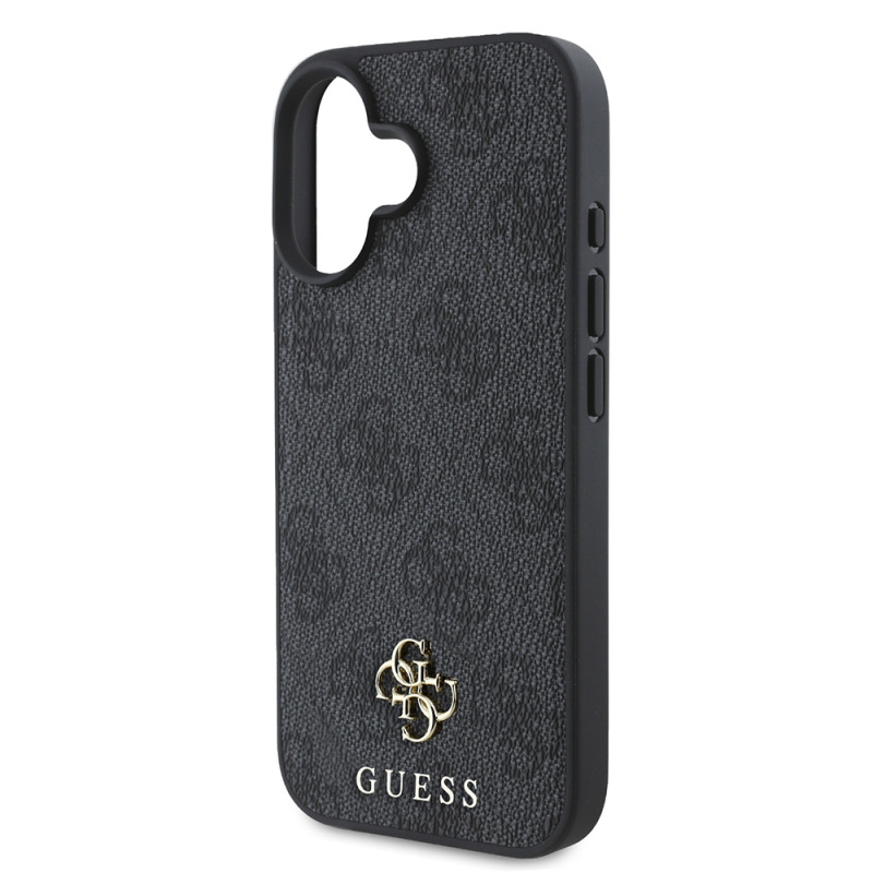 Apple iPhone 16 Case Guess Original Licensed Magsafe Charging Featured Small 4G Classic Cover - 19