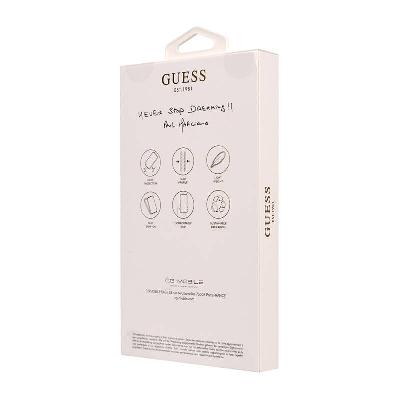 Apple iPhone 16 Case Guess Original Licensed Small 4G Classic Cover - 13