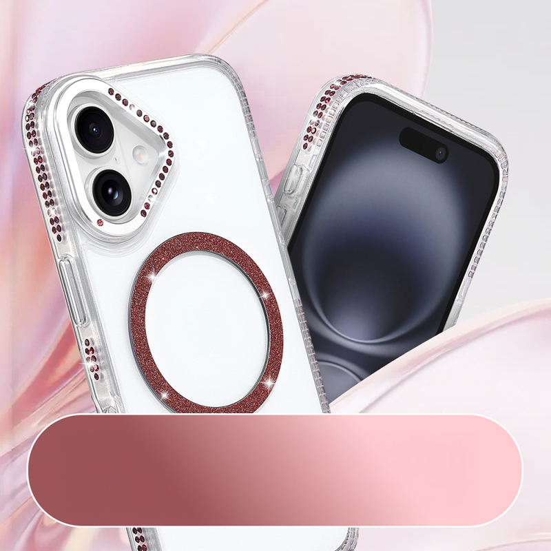 Apple iPhone 16 Case M-safe Charging Enabled Zore Tera Silicone Cover - 4