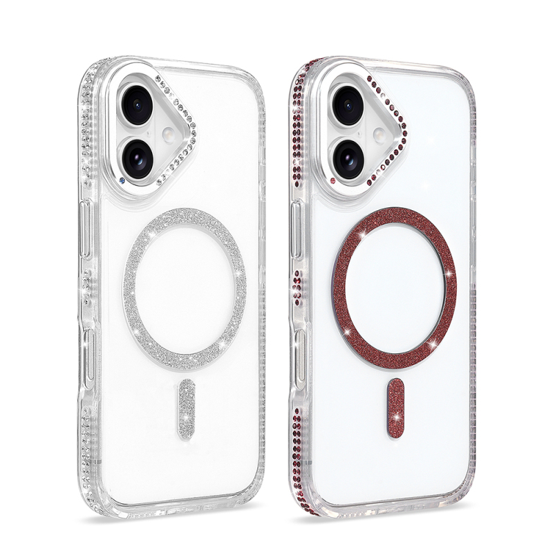 Apple iPhone 16 Case M-safe Charging Enabled Zore Tera Silicone Cover - 7