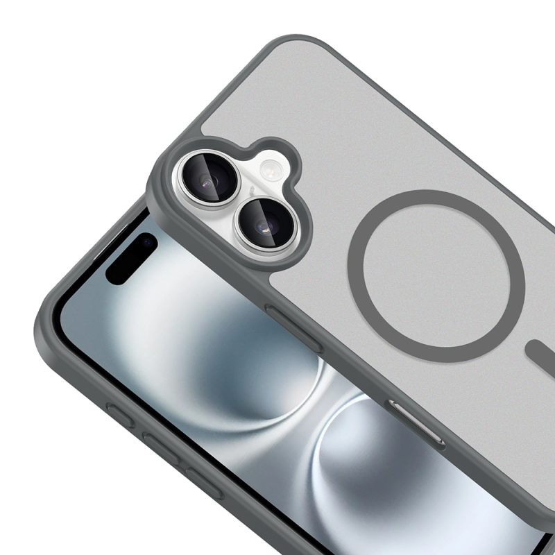 Apple iPhone 16 Case M-safe Charging Feature Zore Ballet Flat Cover - 12