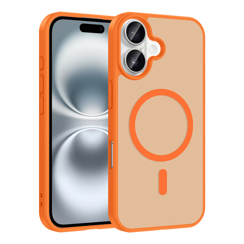 Apple iPhone 16 Case M-safe Charging Feature Zore Ballet Flat Cover - 6