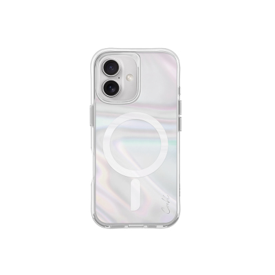 Apple iPhone 16 Case Magsafe Charging Featured Holographic Transparent Back Surface Coehl Savon Cover - 2