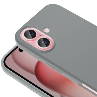 Apple iPhone 16 Case Magsafe Charging Featured Liquid Technology Erasable Hard Zore Kivi Cover - 18