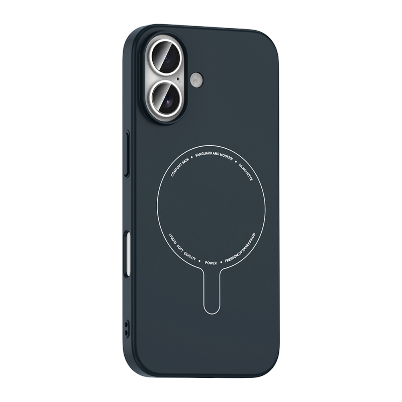 Apple iPhone 16 Case with M-Safe Charging and Camera Protection - Zore Elio Hard PC Cover - 10