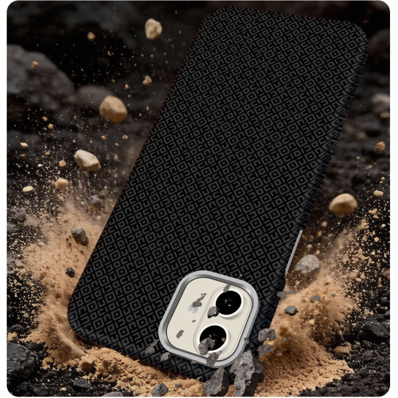 Apple iPhone 16 Case with M-Safe Charging Feature, Zore Paris Vax Hard PC Cover - 9