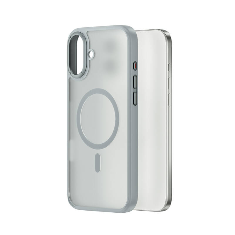 Apple iPhone 16 Case Wiwu FGG-012 ArmorPro Series Magsafe Charging Featured Fingerprint-Free Case - 9