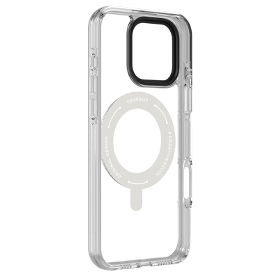 Apple iPhone 16 Case Youngkit Pivot Series Cover with Magsafe Charging Feature and Finger Ring Stand - 3