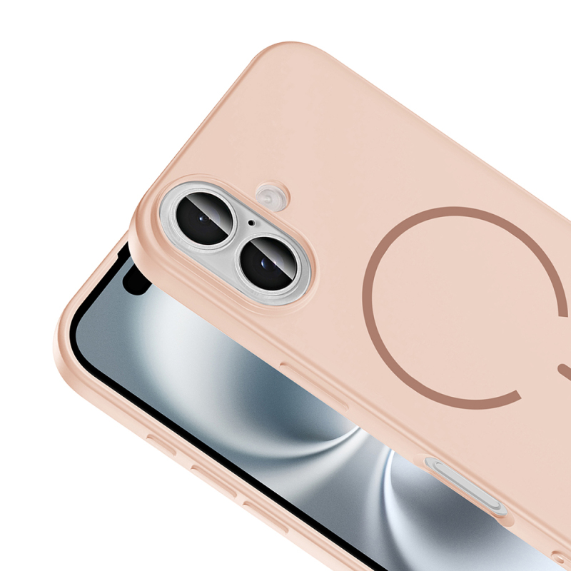 Apple iPhone 16 Case Zore Meta Cover with M-safe Charging Feature - 19