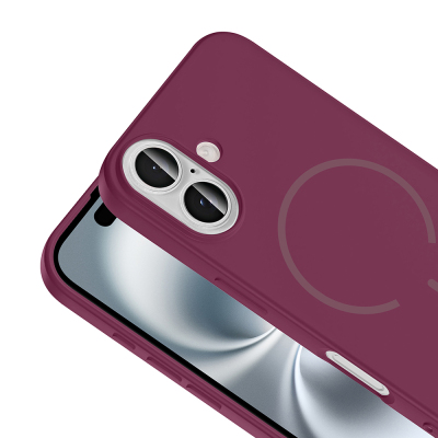 Apple iPhone 16 Case Zore Meta Cover with M-safe Charging Feature - 20