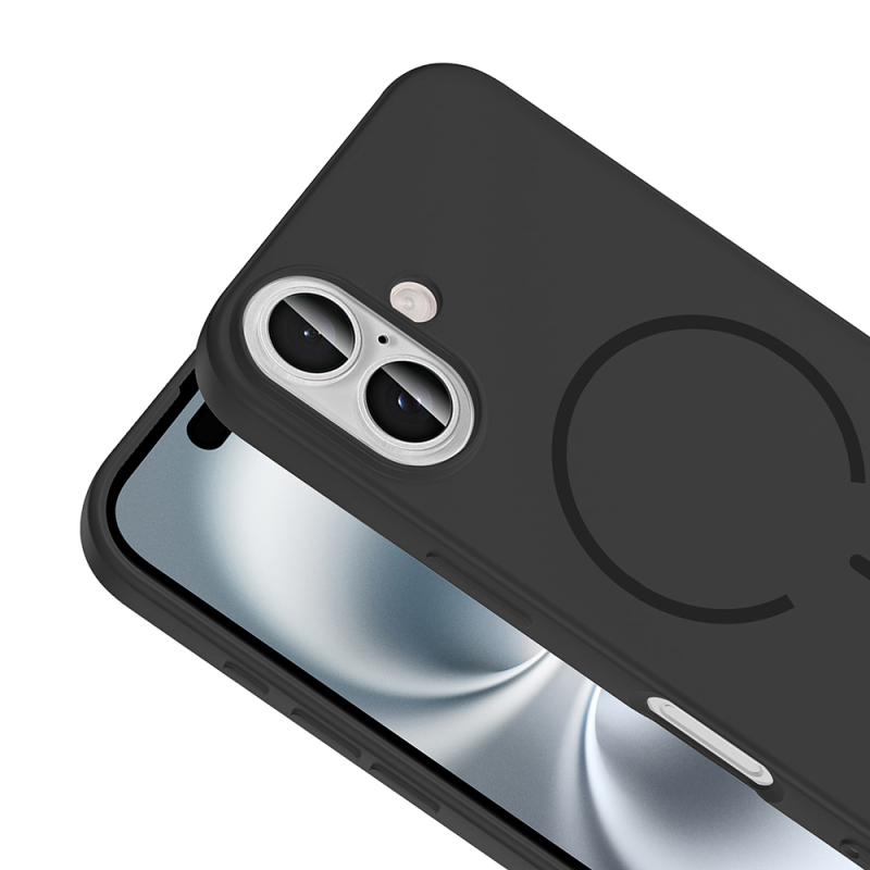 Apple iPhone 16 Case Zore Meta Cover with M-safe Charging Feature - 22