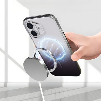 Apple iPhone 16 Case Zore Septic Silicone Cover M-Safe Charging Feature - 22