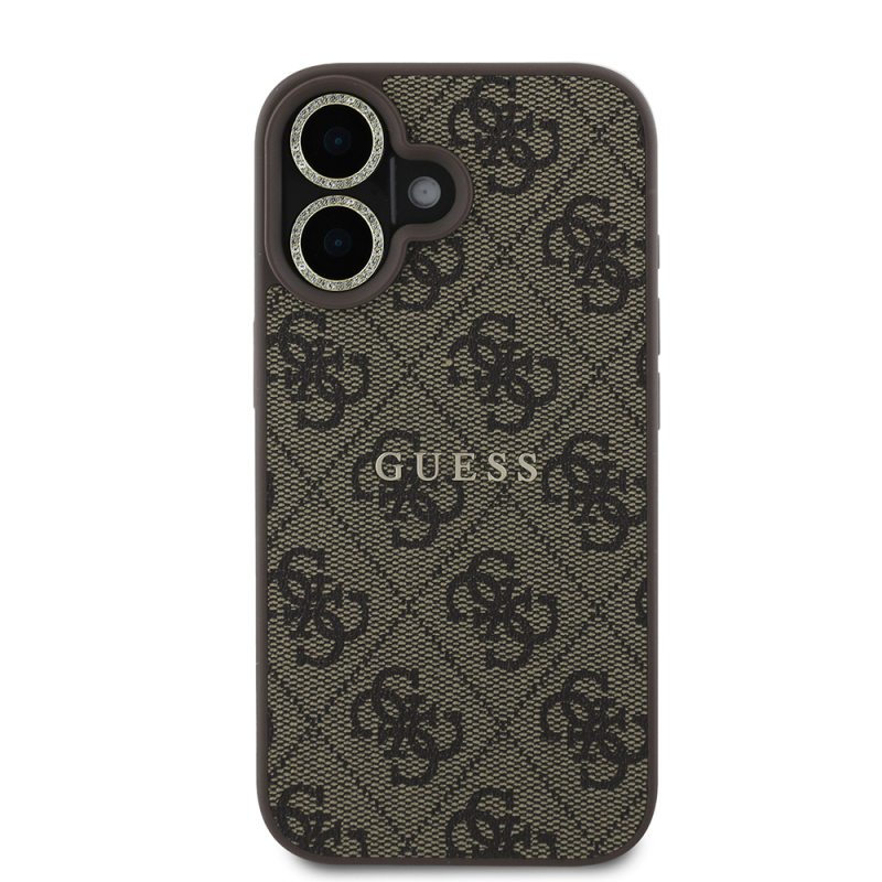 Apple iPhone 16 Guess Orjinal Lisanslı Kılıf + Ekran Koruyucu + Lens Koruyucu 3in1 Aksesuar Seti - 6