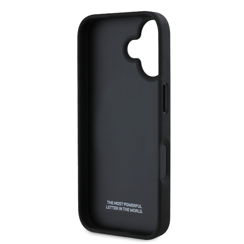 Apple iPhone 16 Kılıf BMW Orjinal Lisanslı Karbon Fiber Tasarımlı ve Metal Logolu PU Deri Kapak - 8