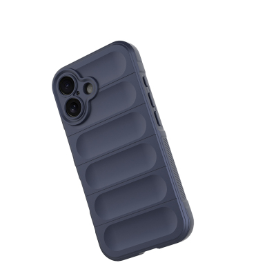 Apple iPhone 16 Kılıf Esnek TPU Oyuklu Arka Yüzey Tasarımlı Zore Etnik Silikon Kapak - 16