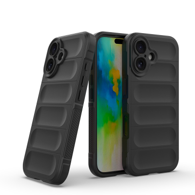 Apple iPhone 16 Kılıf Esnek TPU Oyuklu Arka Yüzey Tasarımlı Zore Etnik Silikon Kapak - 8