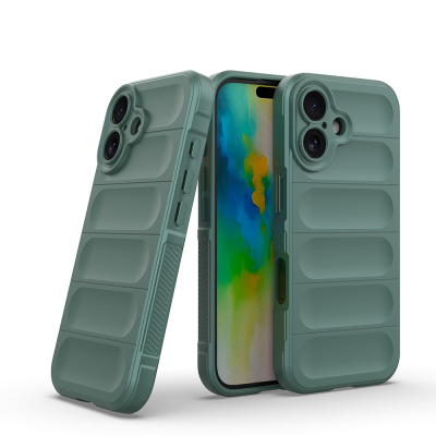 Apple iPhone 16 Kılıf Esnek TPU Oyuklu Arka Yüzey Tasarımlı Zore Etnik Silikon Kapak - 9