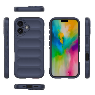 Apple iPhone 16 Kılıf Esnek TPU Oyuklu Arka Yüzey Tasarımlı Zore Etnik Silikon Kapak - 5