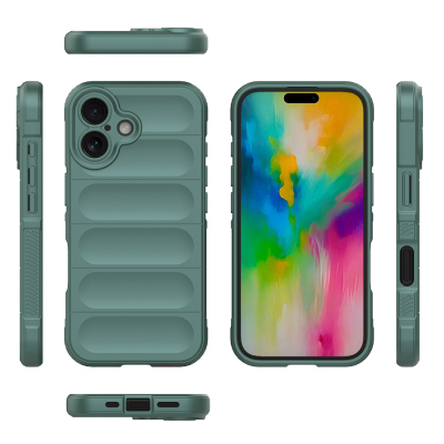 Apple iPhone 16 Kılıf Esnek TPU Oyuklu Arka Yüzey Tasarımlı Zore Etnik Silikon Kapak - 6