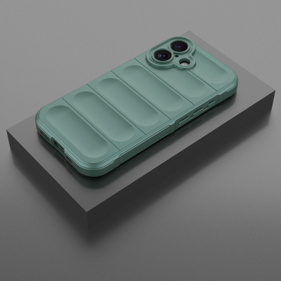 Apple iPhone 16 Kılıf Esnek TPU Oyuklu Arka Yüzey Tasarımlı Zore Etnik Silikon Kapak - 23