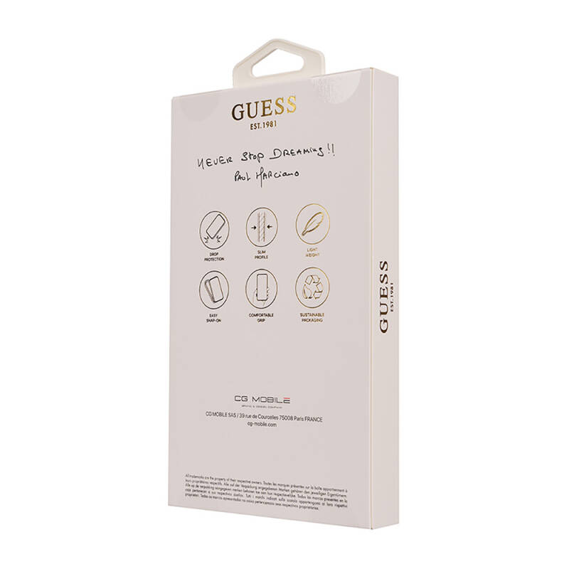 Apple iPhone 16 Kılıf Guess Orjinal Lisanslı Big Love Guess Kapak - 7