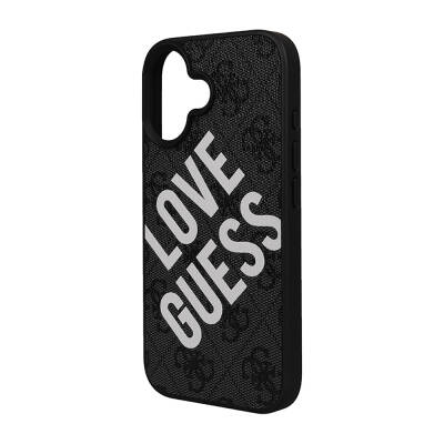 Apple iPhone 16 Kılıf Guess Orjinal Lisanslı Big Love Guess Kapak - 4