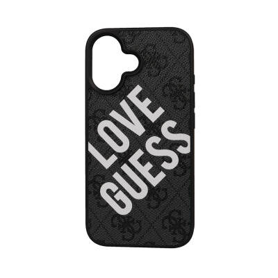 Apple iPhone 16 Kılıf Guess Orjinal Lisanslı Big Love Guess Kapak - 2